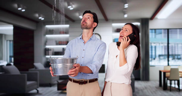 Water damage restoration process in Muscle Shoals, AL